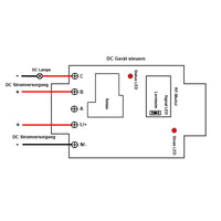 1 Wege Gleichstrom 30A Hochleistungs Funk Empfänger mit Relaisausgang