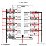 15 Wege DC 12V 24V Funkfernbedienungsset mit 5 Steuermodi (Modell 0020038)