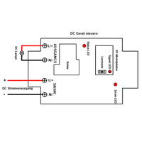 1 Weg 30A Hochleistungs-DC-Geräte-Funkfernschalter (Modell 0020435)