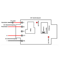 Zwei Sender/Fernbedienung, zwei Empfänger, drahtloses Fernbedienungssystem mit 30A Trockenrelaisausgang (Modell 0020300)