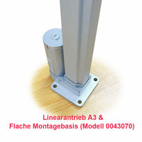 Linearantrieb mit einstellbarem Hub/Elektrozylinder 2000N Schub 100MM Hub (Modell 0041691)