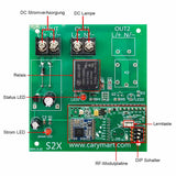 DC Ausgang 1 Kanal Funkschalter 12V mit Großer Reichweite von 5 KM