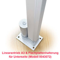 Linearantrieb mit einstellbarem Hub/Elektrozylinder 2000N Schub 100MM Hub (Modell 0041691)