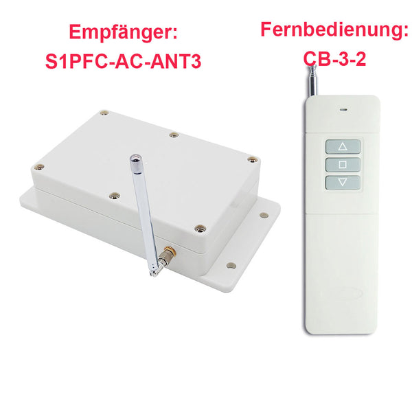 Hohe Leistung Wasserdicht AC 230V Motoransteuerung mit Fernbedienung