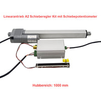 Linearantrieb-Steuerungssatz mit Schieberegler & Schiebepotentiometer