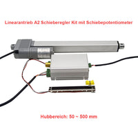 Linearantrieb-Steuerungssatz mit Schieberegler & Schiebepotentiometer