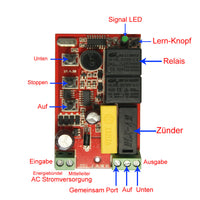 110V 220V AC Motor Positive Reverse Rotation Positiv Umgekehrt Rotation Fernkontrollen Empfänger (Modell 0020758)