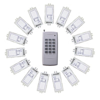 15 Kanäle AC 110/220V Funk RF Kontroller An/Aus--- ein Sender Kontrolliert 15 Empfänger (Modell 0020626)